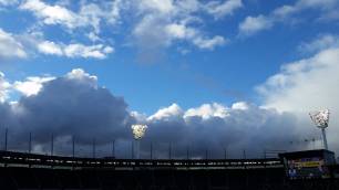clouds at footy